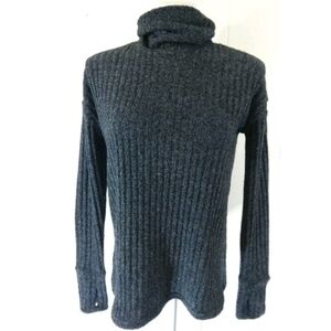 Athleta Transit Ribbed Turtleneck Pullover